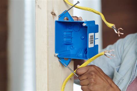 junction box around a joist|junction box installation.